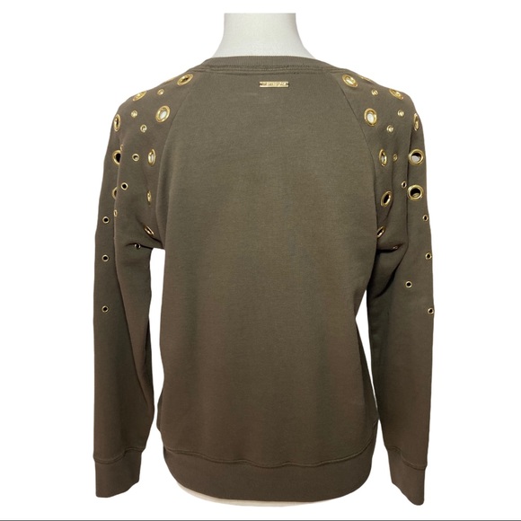 - Michael Kors Olive Swearshirt - Picture 3 of 6